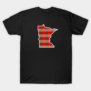 MN xmas plaid T-Shirt